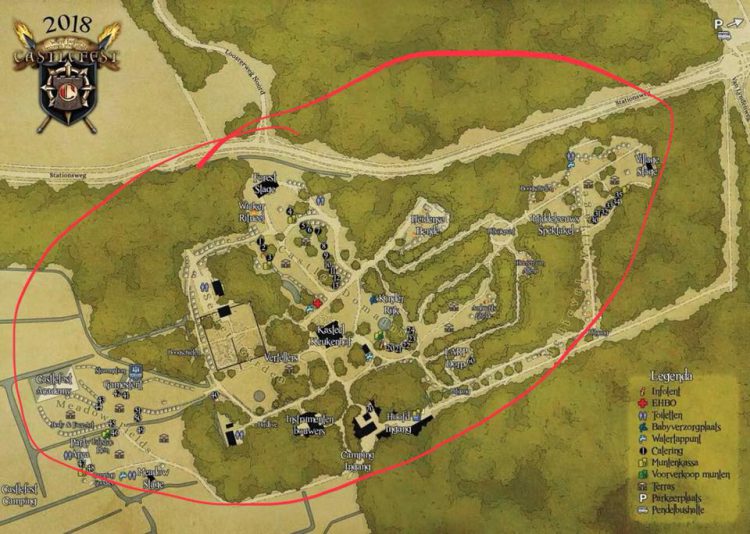Castlefest map